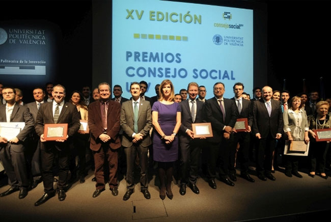 El Consejo Social de la UPV premia a la Cátedra de la Fundación Juan Arizo