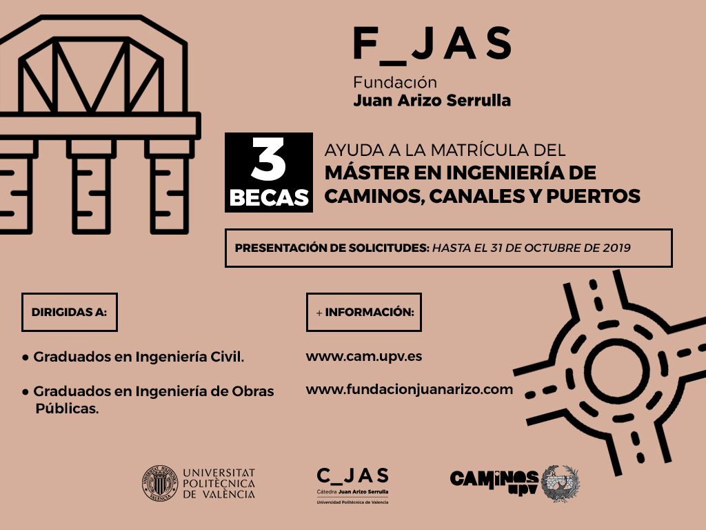 Convocatoria 2019 de Becas Ayuda a la matrícula MUICCP UPV | Fundación Juan Arizo