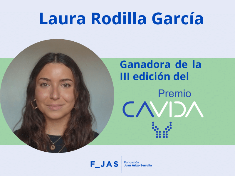 Laura Rodilla García, ganadora de la tercera edición del Premio CAVIDA