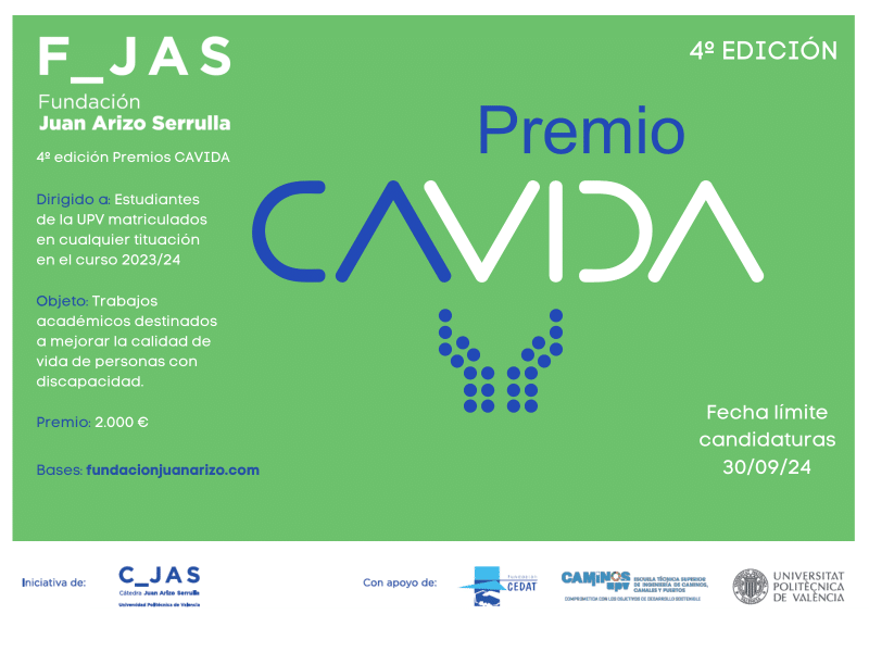 La Fundación Juan Arizo Serrulla lanza la IV edición del Premio CAVIDA