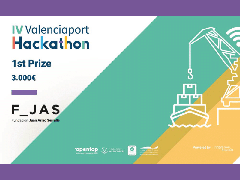 La Fundación Juan Arizo, partner del IV Valenciaport Hackathon: innovación y creatividad en acción