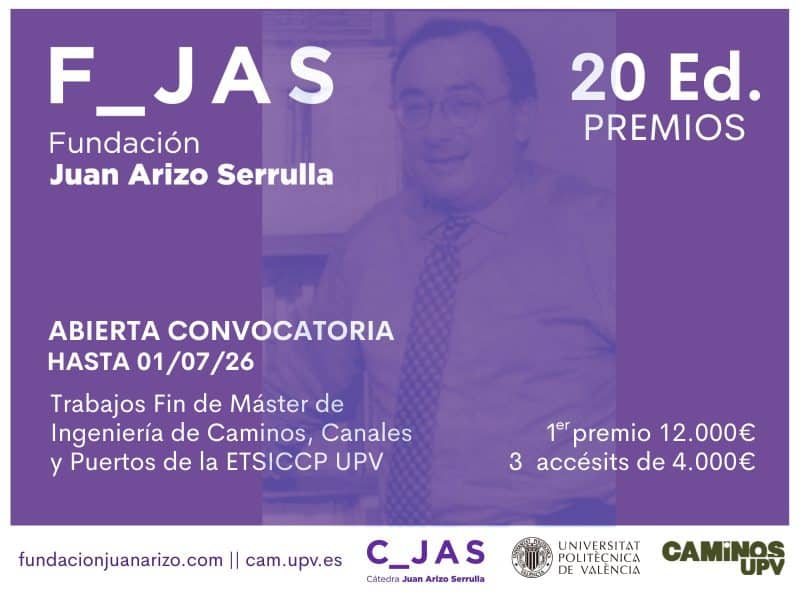 Abierta la convocatoria de la XX edición de los Premios Juan Arizo Serrulla a los mejores TFM